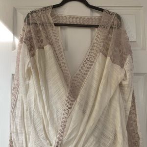 Free People Lace Blouse